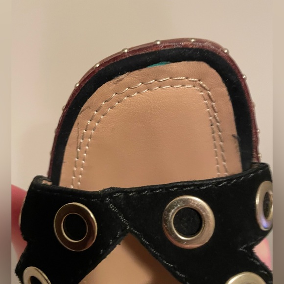 Maje black suede tie up sandals. Can wear just as slides too! :) - Picture 9 of 12